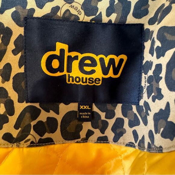 Drew House- Leopard/ Cheetah Print Zip Front Jacket- Sz. XXL - Picture 15 of 15